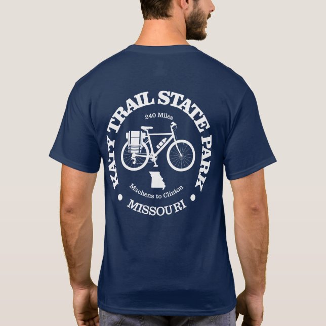 Katy Trail State Park (cykling) T Shirt (Baksida)