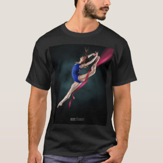 Katyas Ballerinahoppet klämmer fast upp T-tröja T-shirt
