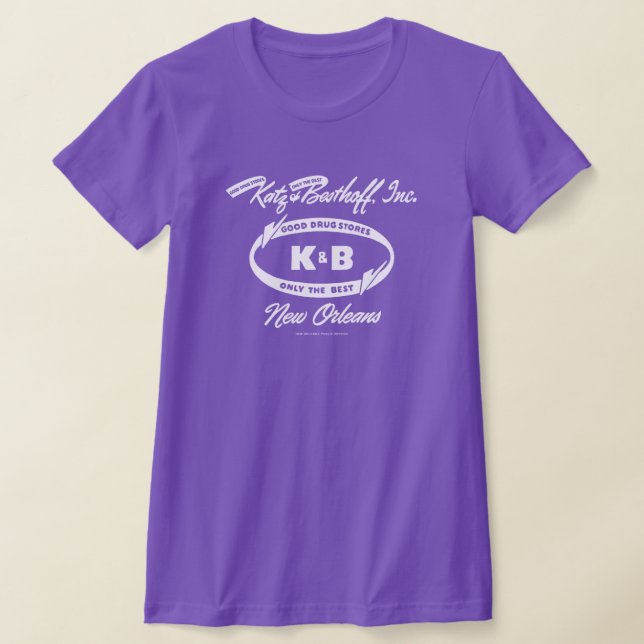 Katz & Bestoff "K&B" 1950-tals T-Shirt (Laydown)