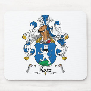 Katz familjvapensköld musmatta