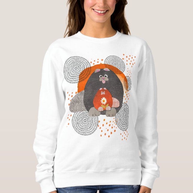 KATZ PAJAMAZ-vita skjortor Välj stil T Shirt (Framsida)