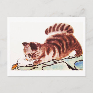 Katze Nr.32 * Katzen-Postkarten * Cat-Art-Postcard Vykort