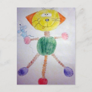 Katze und Maus Vykort