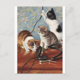 Katze-Vintage Vykort