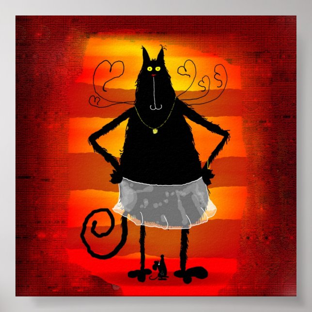 Katzenballerina Poster (Framsidan)