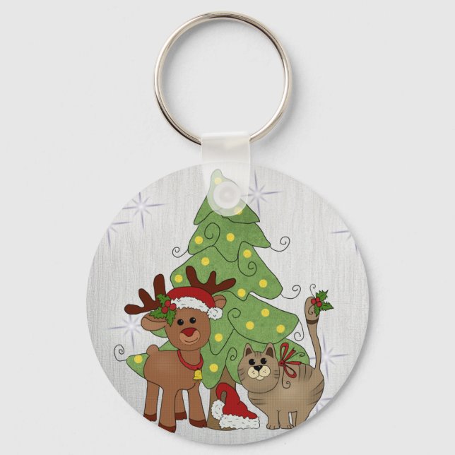 Katzenweihnachten Nyckelring (Framsida)