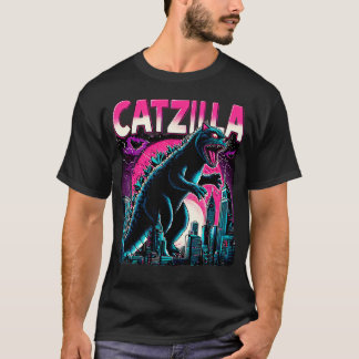 KATZILLA Epic Battle of Colossal Cats T Shirt