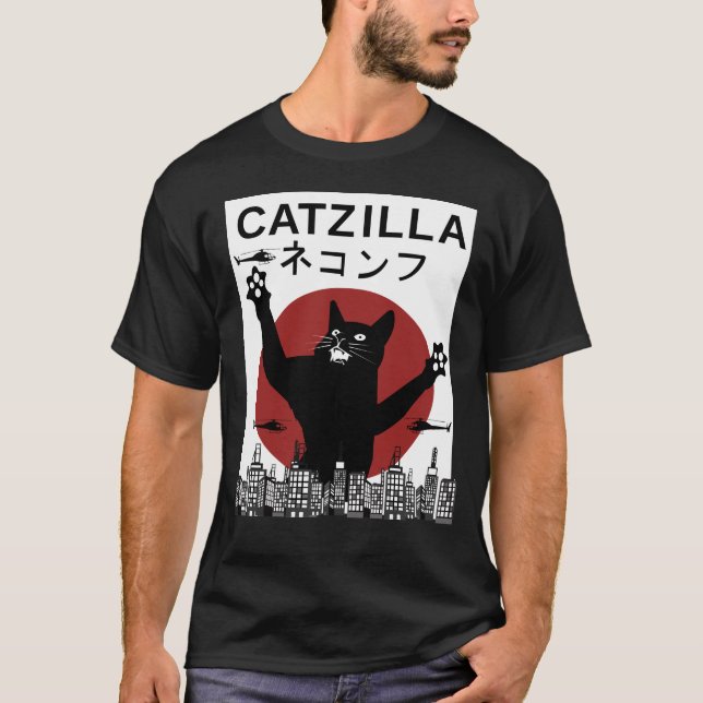 katzilla t shirt (Framsida)