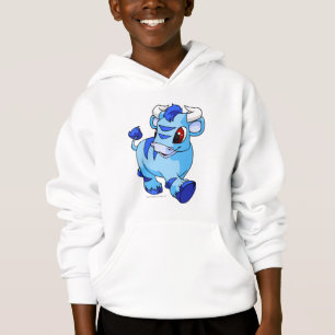 Kau-blått T-shirt
