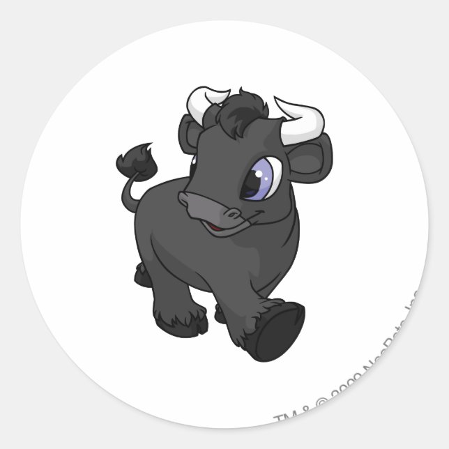 Kau Shadow Runt Klistermärke (Framsida)