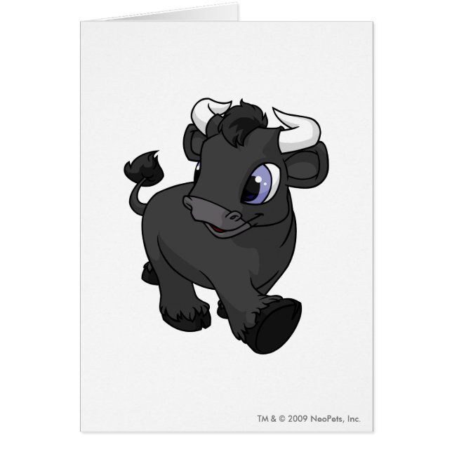 Kau skuggar hälsningskort (Framsidan)