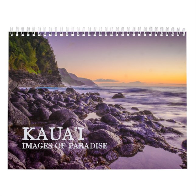Kaua"i, Bilder of Paradise, Hawaiian Scenia Kalender (Omslag)