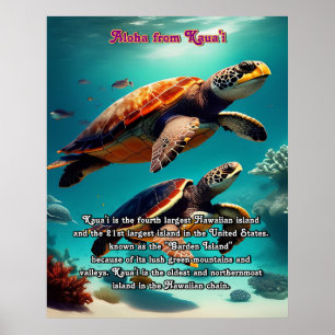 Kauai Aloha Poster