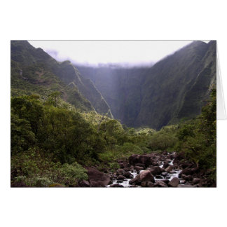 Kauai berg hälsningskort