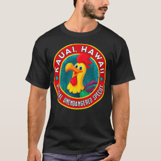 Kauai Chicken-Officiellen Outrotningshotade arter  T Shirt
