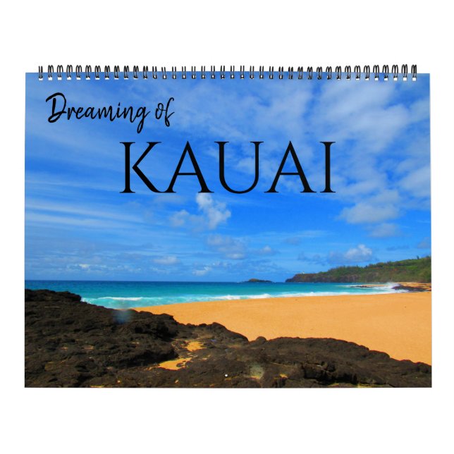 Kauai drömmar 2025 stora kalender (Omslag)
