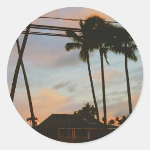 Kauai Handflatan Runt Klistermärke