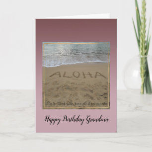 Kauai Hawaii Aloha Beach Bevackra Moments Card Kort