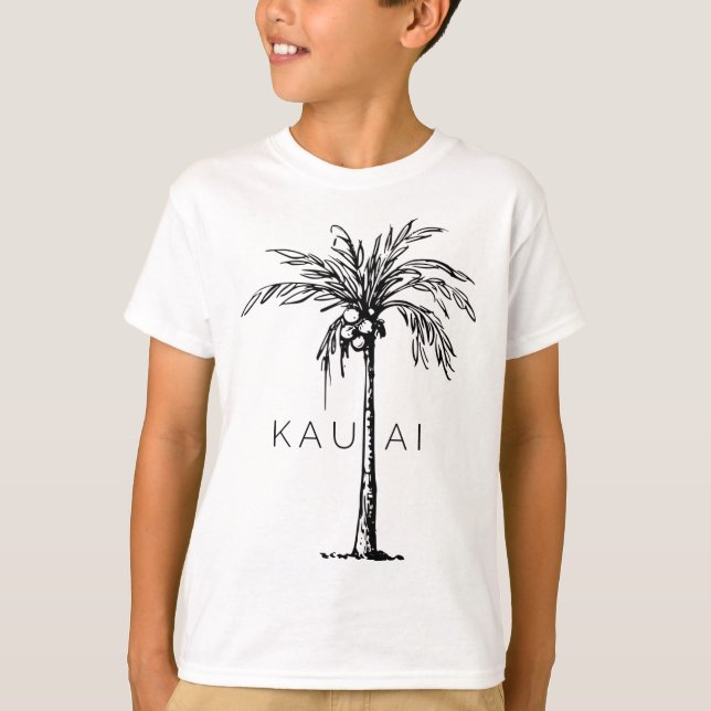 Kauai Hawaii ALOHA från ön. Känn Aloha T Shirt (Framsida)