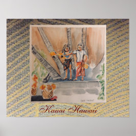 Kauai Hawaii av Chloe Dee Noble Poster