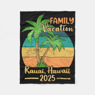 Kauai Hawaii Beach Family Vacation 2025 Sommar Fleecefilt