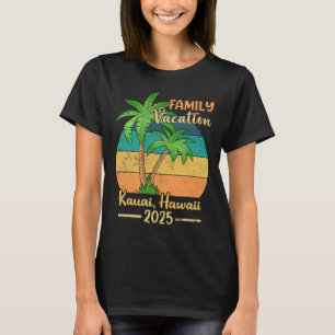 Kauai Hawaii Beach Family Vacation 2025 Sommar T Shirt