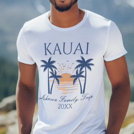 Kauai Hawaii Family Vacation Resa T-Shirt