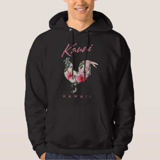 Kauai Hawaii Flower Hibiscus Chicken Älskare Souve Hoodie