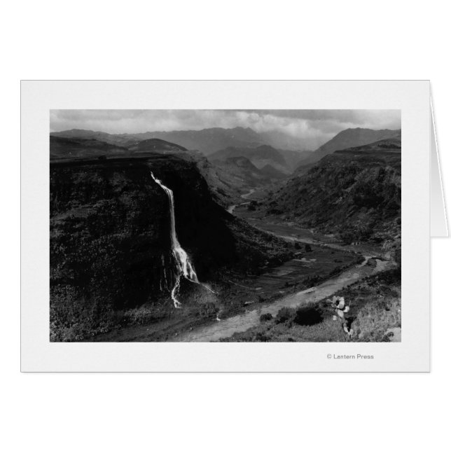 Kauai, Hawaii - Hanapepedalen Hälsningskort (Framsidan Horizontal)