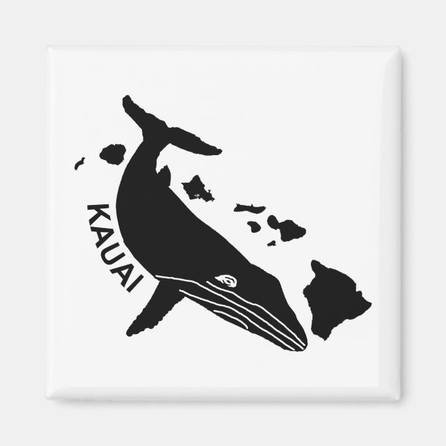 Kauai - Hawaii Islands Humpback Magnet (Framsidan)