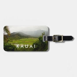 Kauai Hawaii landskap plats Bagagebricka
