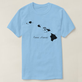 Kauai Hawaii med Hawaiianska öarna T Shirt