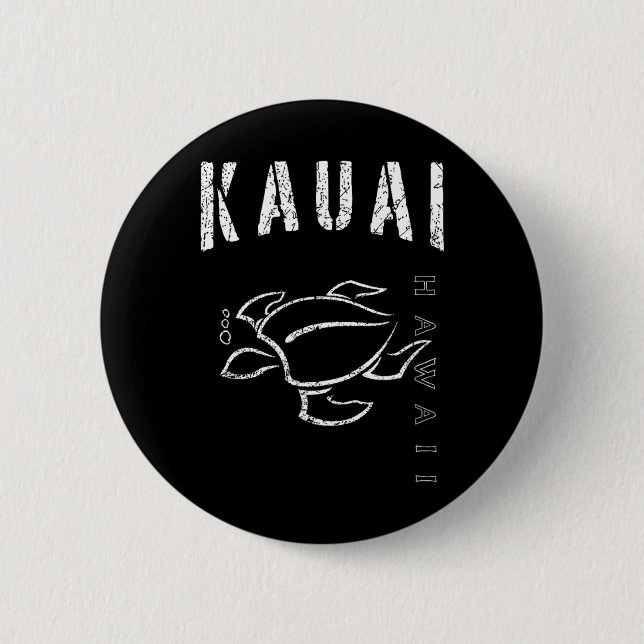 Kauai Hawaii Minnesgåva Knapp (Framsida)