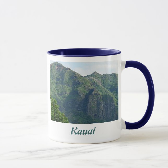 Kauai Hawaii Mountainscape Mugg (Höger)