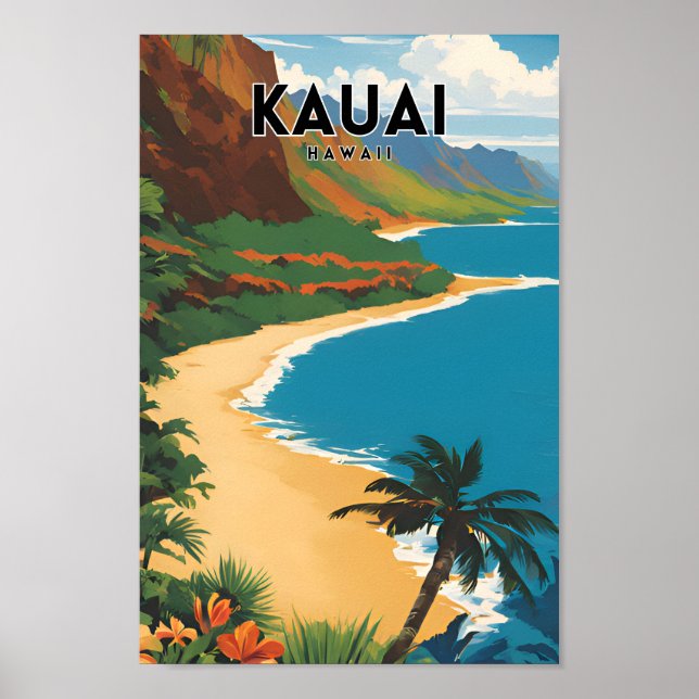 Kauai Hawaii Poster (Framsidan)