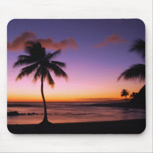 Kauai Hawaii solnedgång Mousepad Musmatta