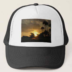 Kauai Hawaii solnedgång Truckerkeps