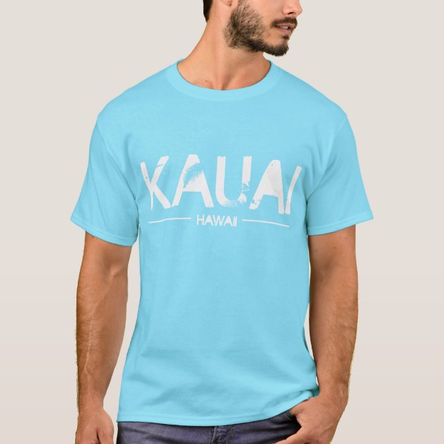 Kauai Hawaii T-tröja T-shirt (Framsida)