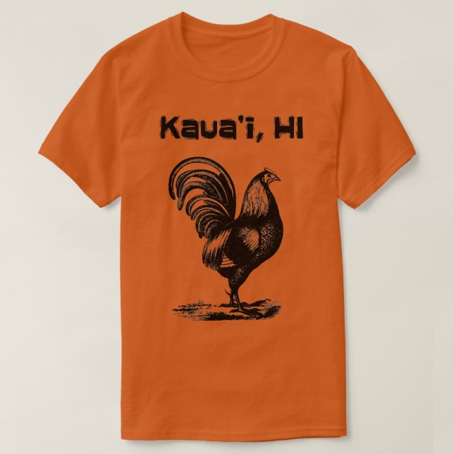 Kauai Hawaii Tupp Chicken T Shirt (Design framsida)