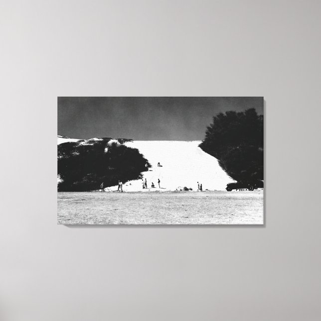 Kauai, Hawaii - View of Barking Sands Canvastryck (Framsida)