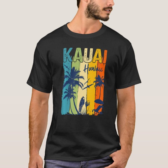 Kauai Hawaiian Family Vacation Matching Group Prem T Shirt (Framsida)