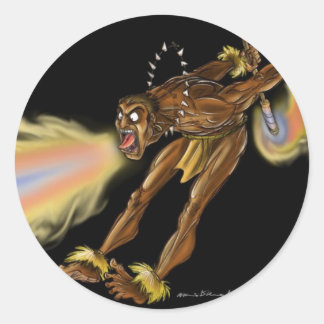 Kauai Hett Mouth färg final Runt Klistermärke