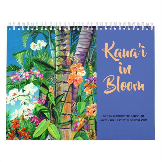 Kauai i Bloom Calendar Kalender (Omslag)