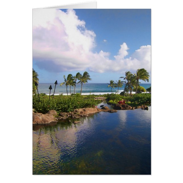 Kauai Island Hälsningskort (Framsidan)