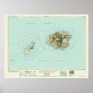 Kauai--Karta 1954 Poster