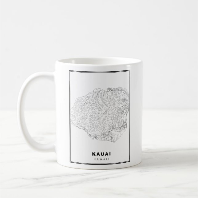 Kauai Karta Kaffemugg (Vänster)