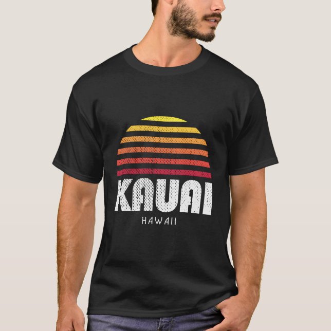 Kauai Kauai Hawaii T Shirt (Framsida)