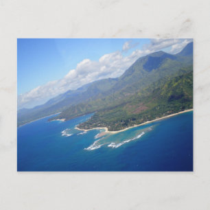 Kauai Kusten, Hawaii Vykort