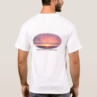 Kauai liv är ett bra liv tee shirt