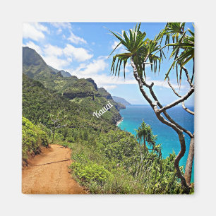 Kauai - Na Pali Kusten tropiska landskap Magnet